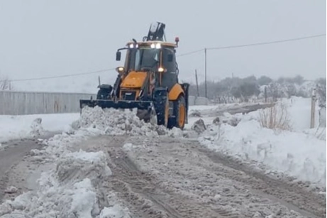Gaziantep Büyükşehir’den ilçelerde karla mücadele seferberliği