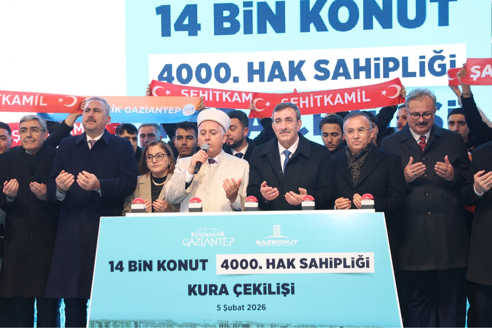 Gaziantep’te 4 bininci hak sahibi belirlendi