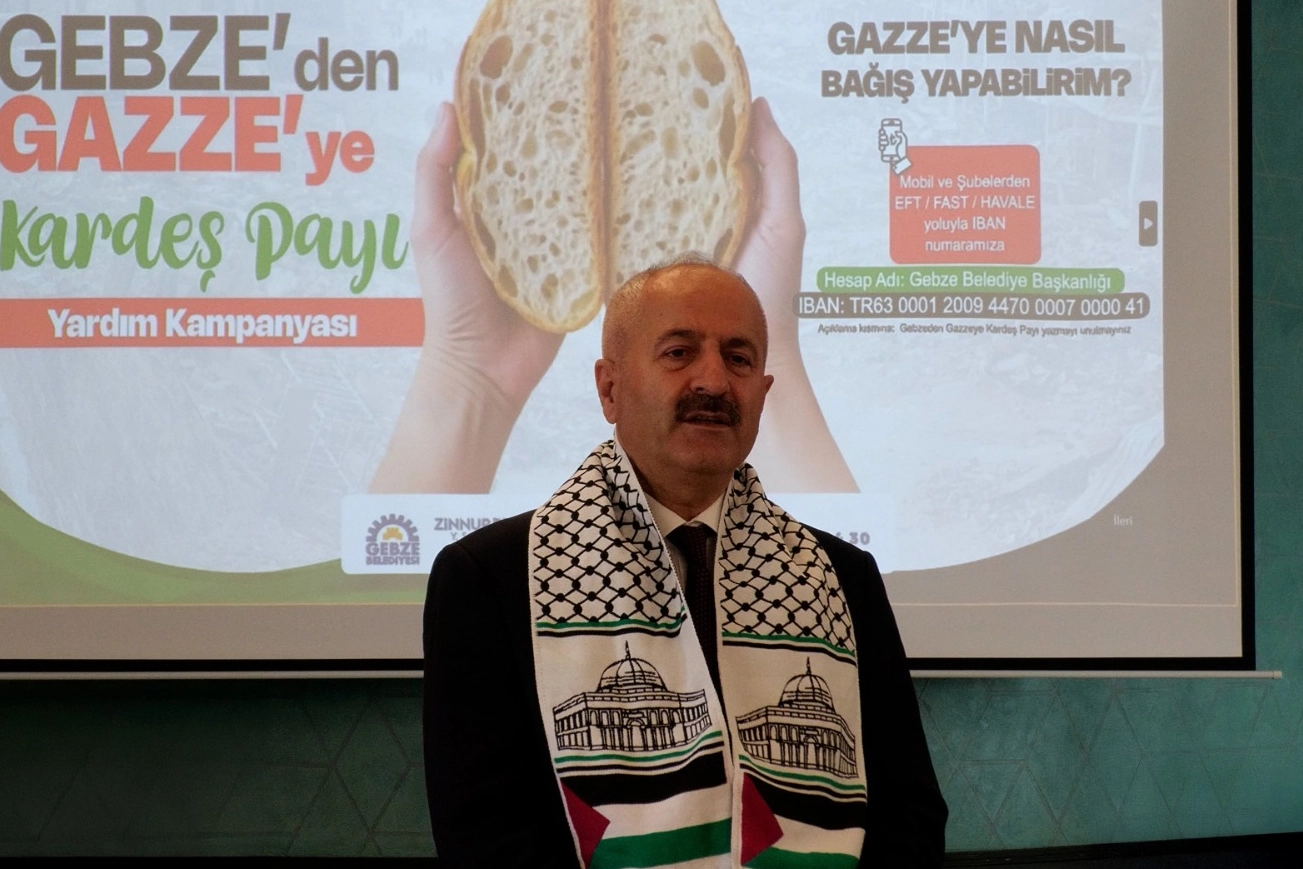Gebze’den Gazze’ye kardeş payı