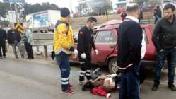 Gebze'de yaralamalı kaza