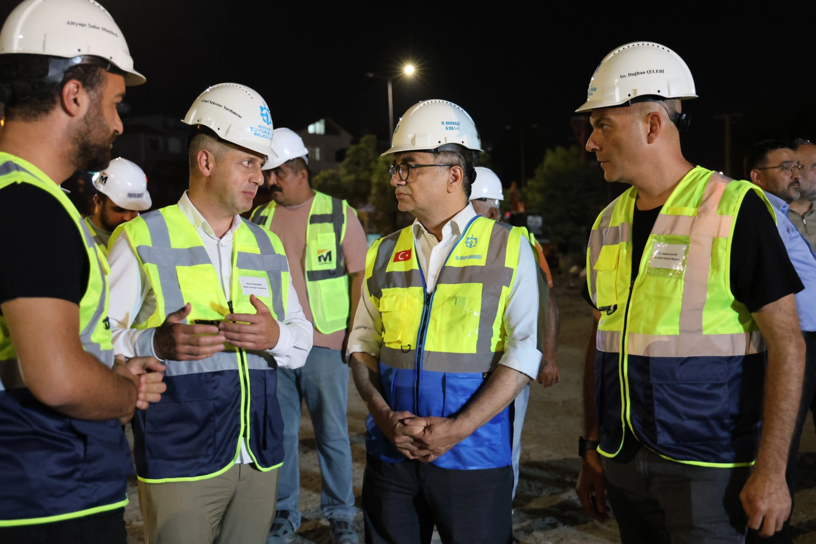 Genel Sekreter Baraçlı’dan Kocaeli'de dev projeye gece takibi