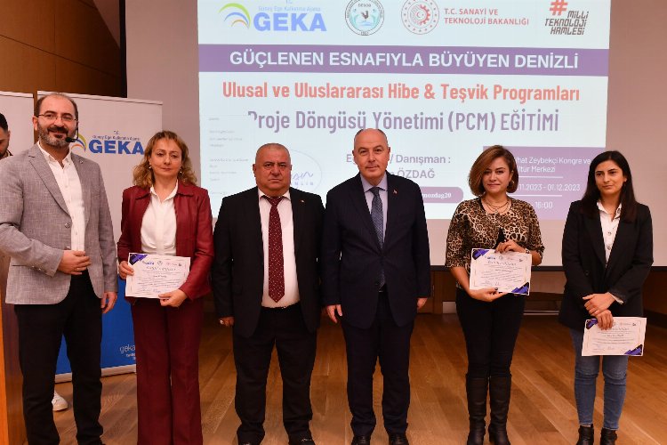 'Güçlenen esnafıyla büyüyen Denizli' projesi sertifikalandırdı