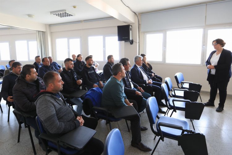 Güzelbahçe'de deprem ekibine motive toplantısı