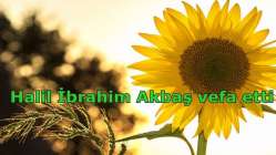 Halil İbrahim Akbaş vefa etti