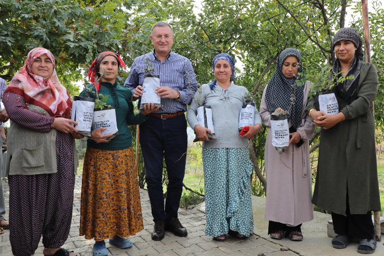 Hatay'da 700 aileye daha fidan desteği