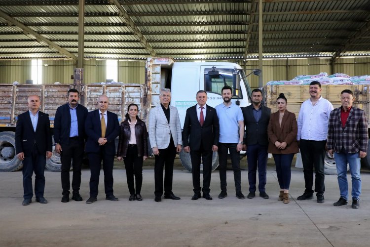 Hatay'da üreticiye 75 ton gübre desteği 