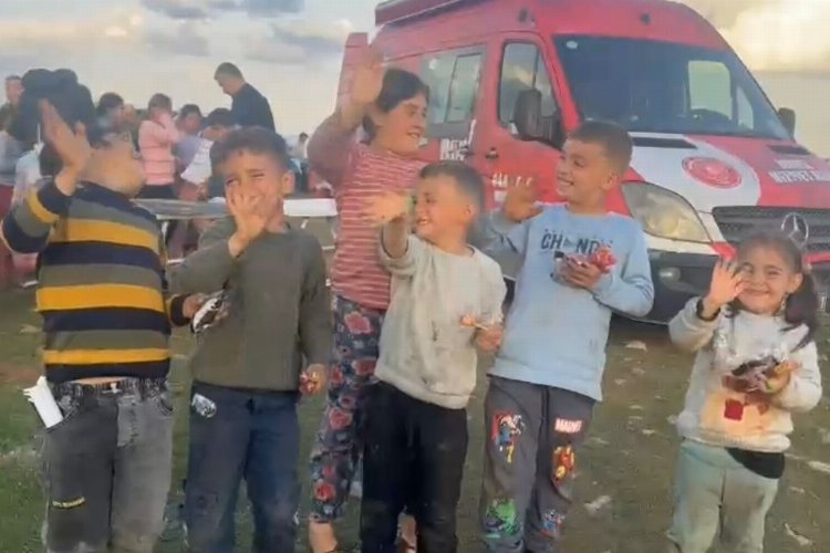 Hatay Hassalı çocuklardan Bursa Gürsu'ya selam