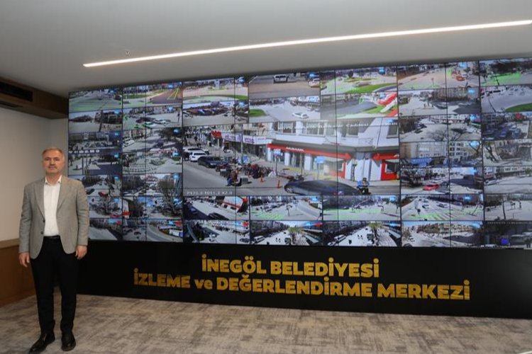 İnegöl'de olası olumsuzluklara 'Akıllı Şehir' önlemi