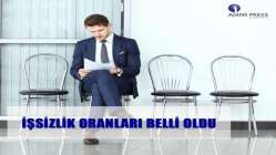 İşsizlik oranları belli oldu