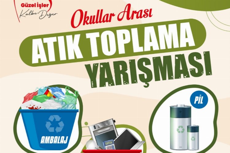 İzmit'te okullar arası 'Atık Toplama Yarışması' sürüyor