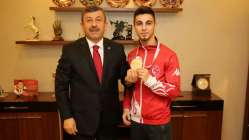 Karabacak Avrupa şampiyonunu ağırladı