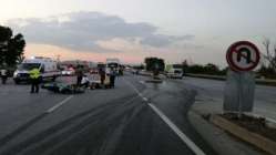 Karacabey’de trafik kazası 2 yaralı