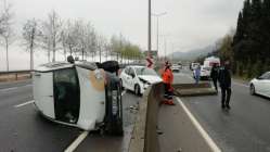 Karamürsel’de trafik kazası: 2 yaralı