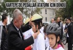 Kartepe’de pedallar Atatürk için döndü