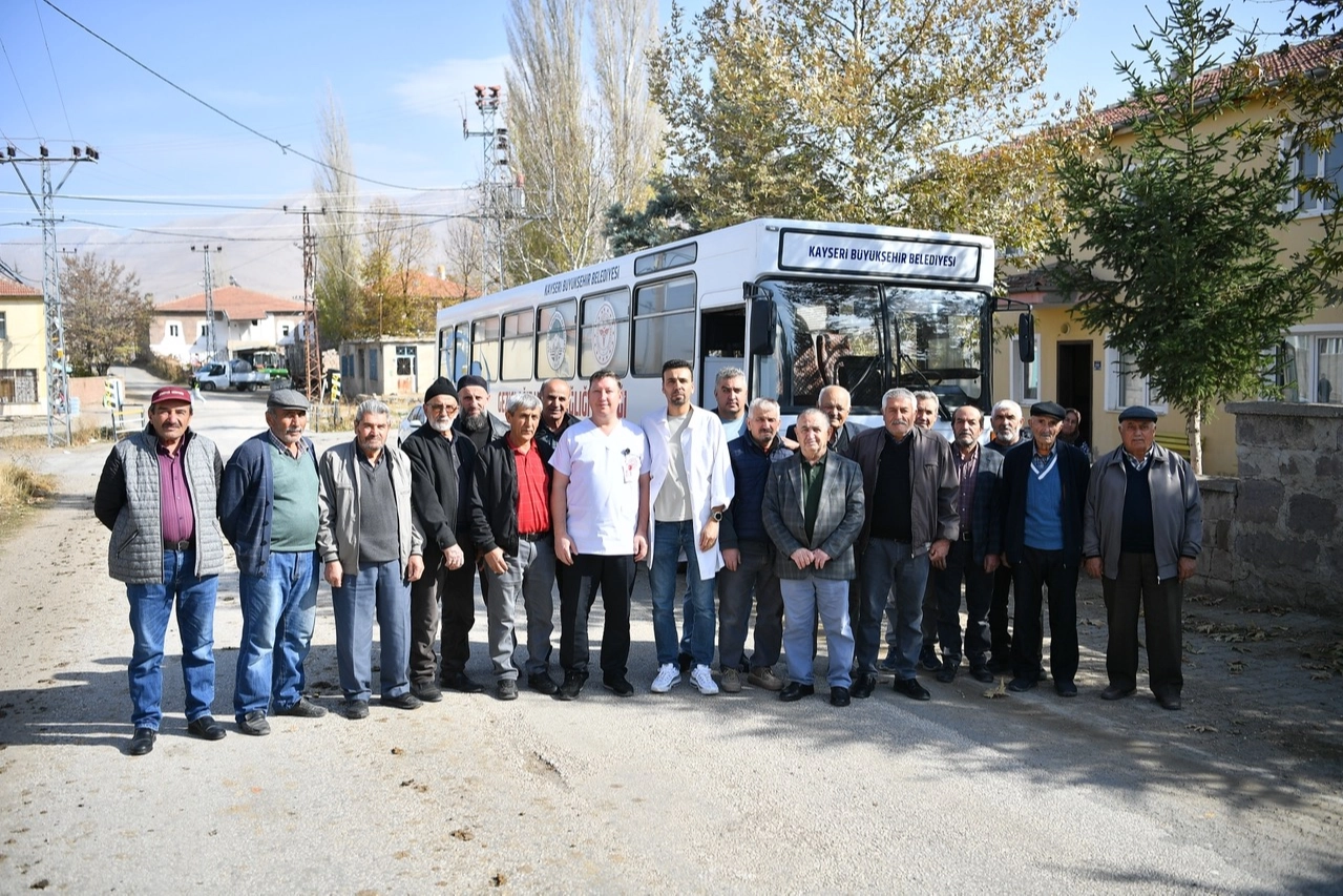 Kayseri Büyükşehir'den gezici diş kliniği