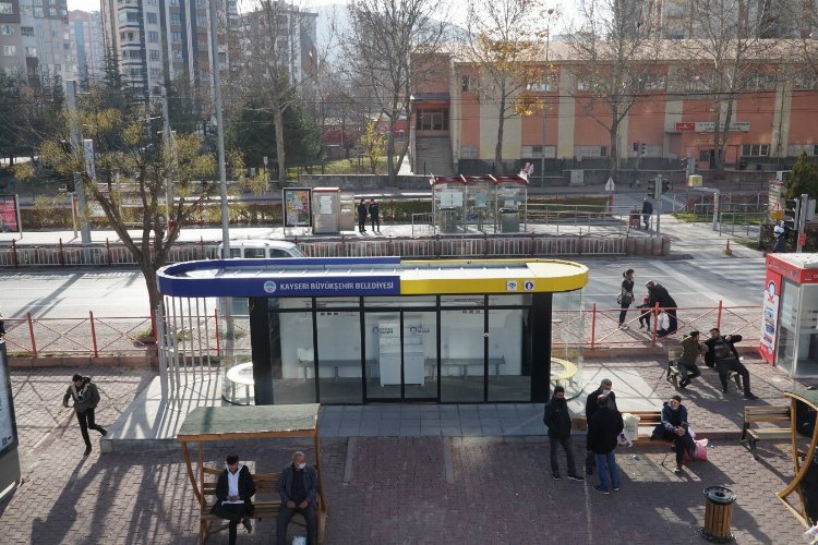 Kayseri Büyükşehir'den teknolojik 'Özel' duraklar 