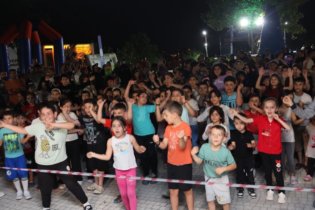 Kayseri Büyükşehir Spor Hacılar'da çocukları sporla buluşturdu