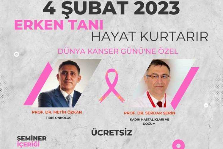 Kayseri'de erken tanıya farkındalık etkinliği