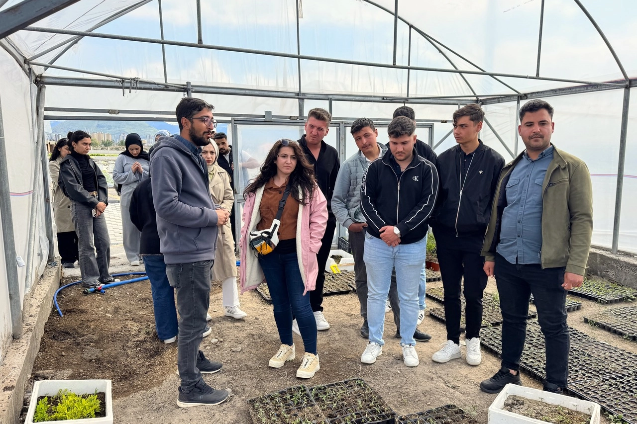 Kayseri'de üniversite öğrencilerine tarım eğitimi