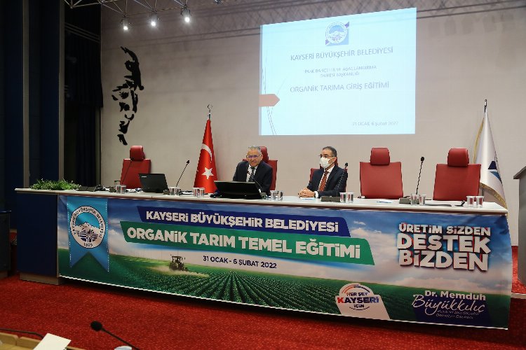Kayseri'de Organik Tarım Temel Eğitim Programı açıldı 