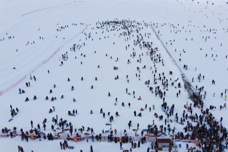 Kayseri Erciyes'ten ziyaretçi rekoru