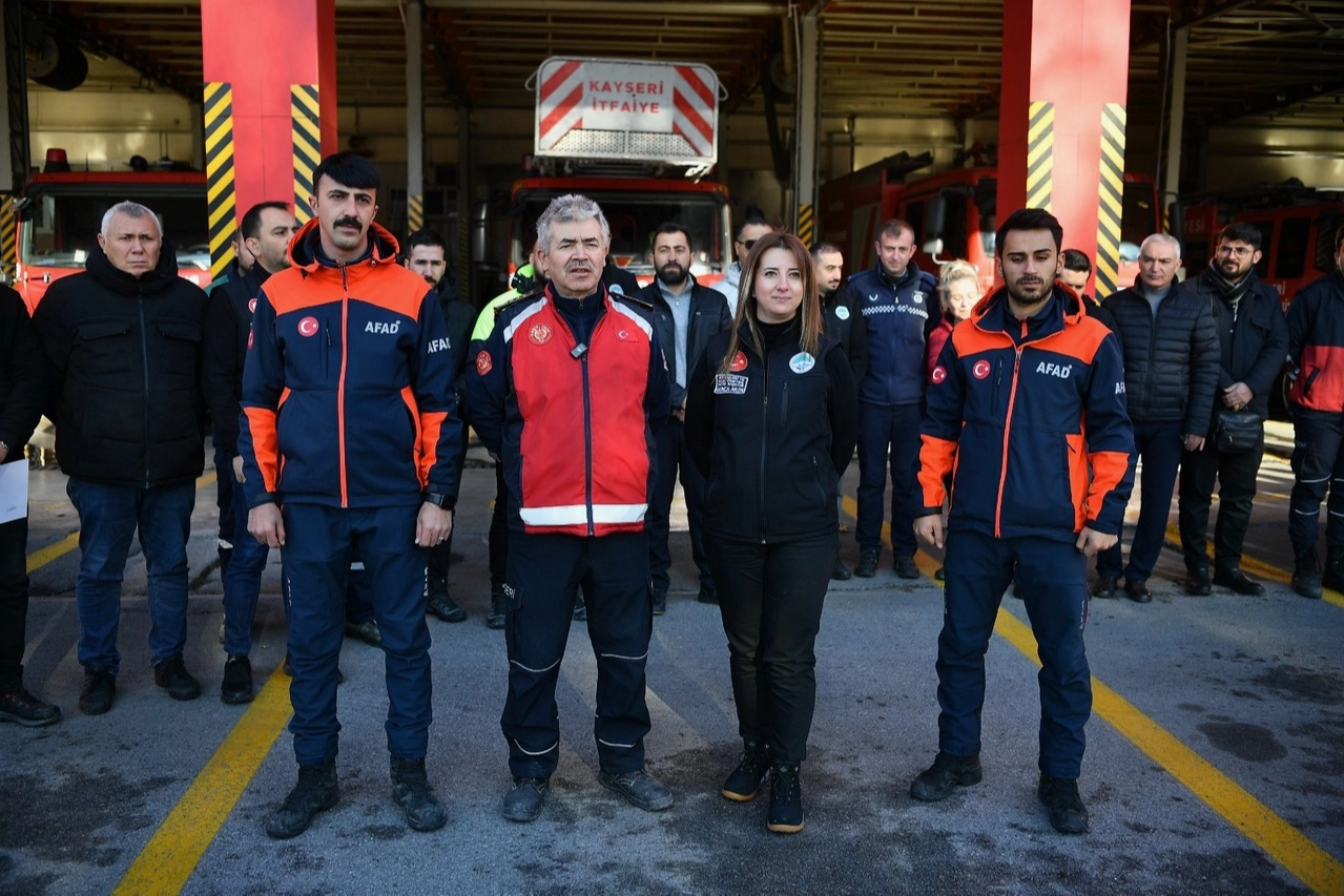 Kayseri itfaiyesinden ağır akreditasyon eğitimleri