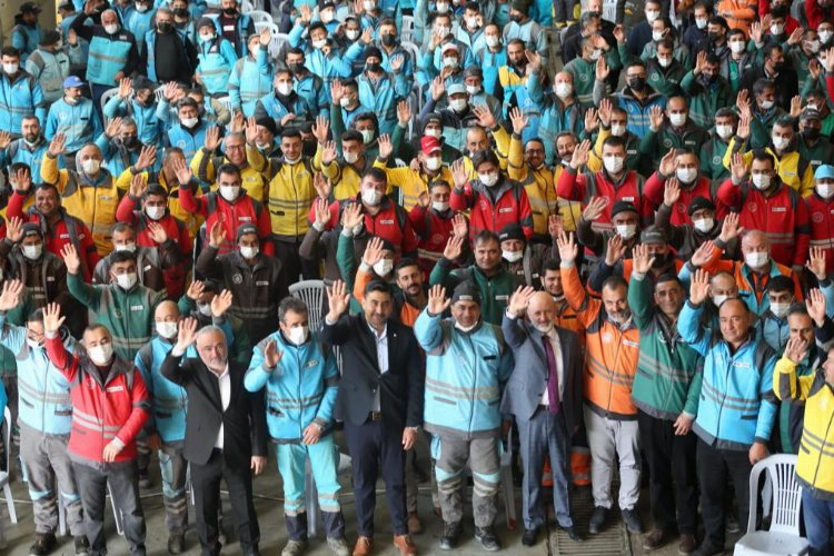 Kayseri Kocasinan'da Ramazan ayı öncesi çalışanlar bir araya geldi 
