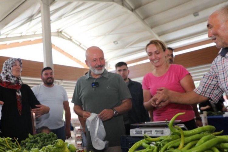 Kayseri Kocasinan'ın Ekolojik Pazarı'na yoğun ilgi