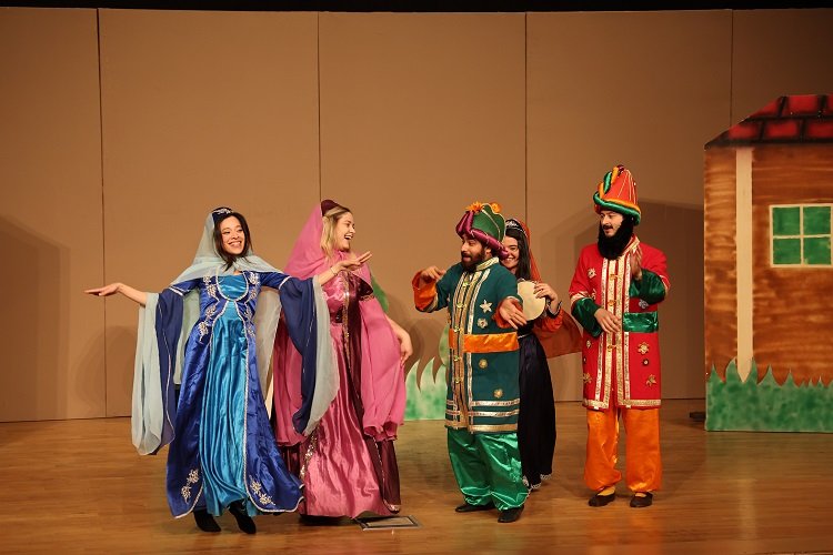 Kayseri Talas'ta gölge oyunu heyecanı