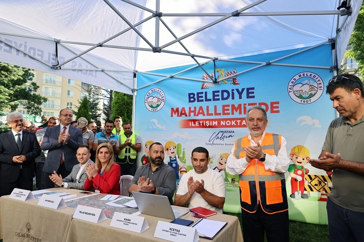 Kayseri Talas'ta hizmet seferberliği