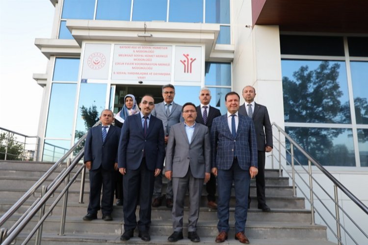 Kayseri Valisi'nden Aile Sosyal Hizmetler'e ziyaret