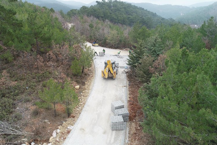 Kazdağları'nda yol sorunu bitiyor