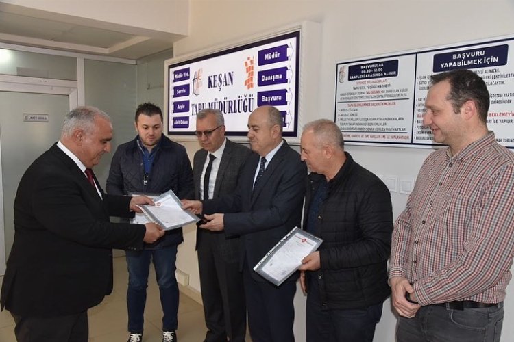  Keşan Gıda OSB’de tapu teslim alındı