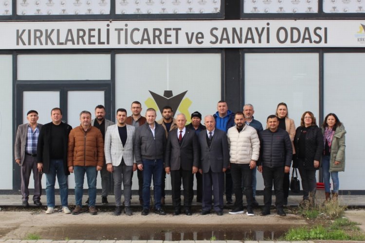 Keşan Ticaret Borsası'ndan Kırklareli TSO'ya ziyaret