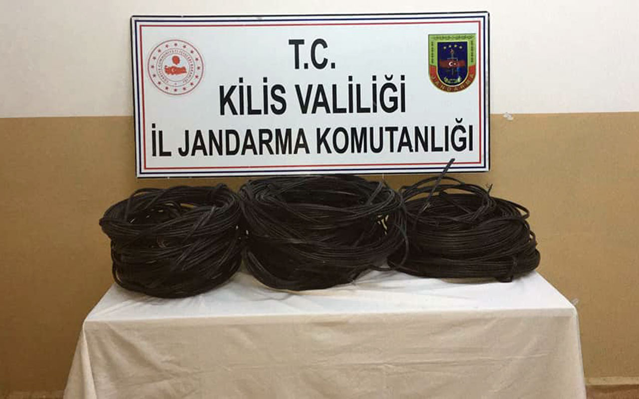 Kilis’te kablo hırsızları JASAT’tan kaçamadı