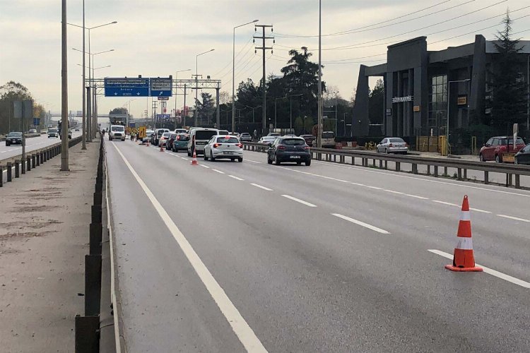 Kocaeli'de D-100 Ankara yönü asfaltlandı
