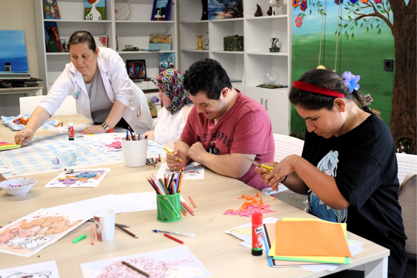 Kocaeli'de sanatla özgüven 'Gonca' ile kazanılıyor