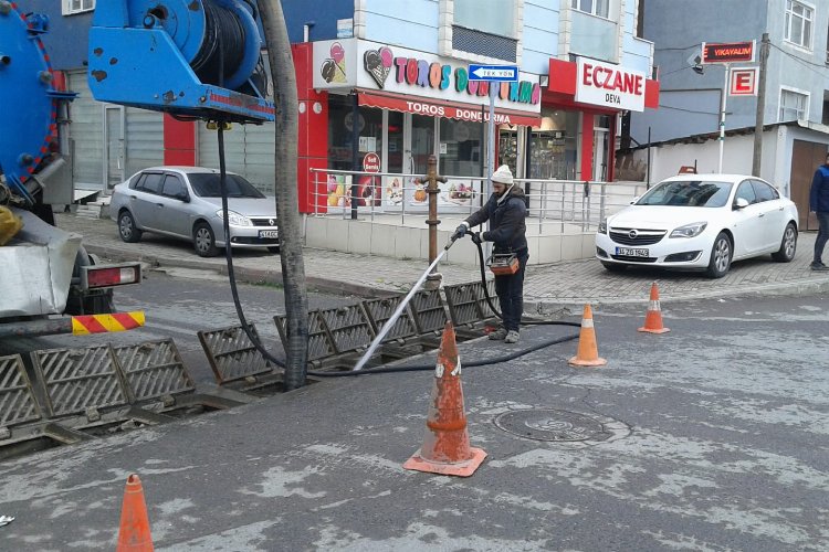 Kocaeli Gebze'nin altyapı hatlarında temizlik 