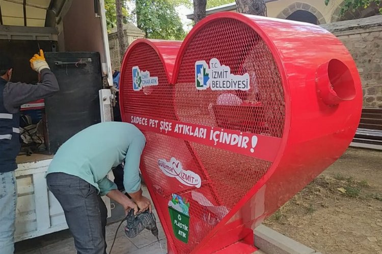 Kocaeli İzmit'te geri dönüşüm kafesleri yaygınlaştırılıyor