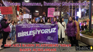 Kocaeli Kadın Platformu’ndan Basın Açıklaması