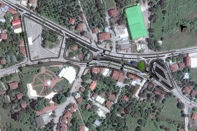 Kocaeli Maşukiye'de trafiği rahatlatacak kavşak düzenlemesi