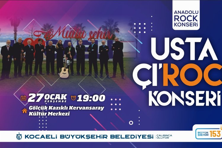 Kocaeli'nde Usta Çı-Rock Konseri 