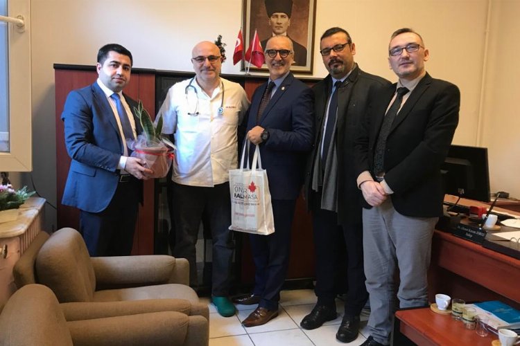 Kocaeli İzmit Belediyesi'nden Dr. Zorlu'ya anlamlı ziyaret 