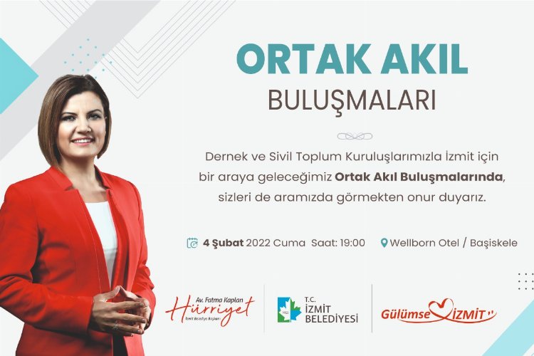 Kocaeli İzmit Belediyesi ve dernekler 2’nci kez Ortak Akıl’da buluşuyor