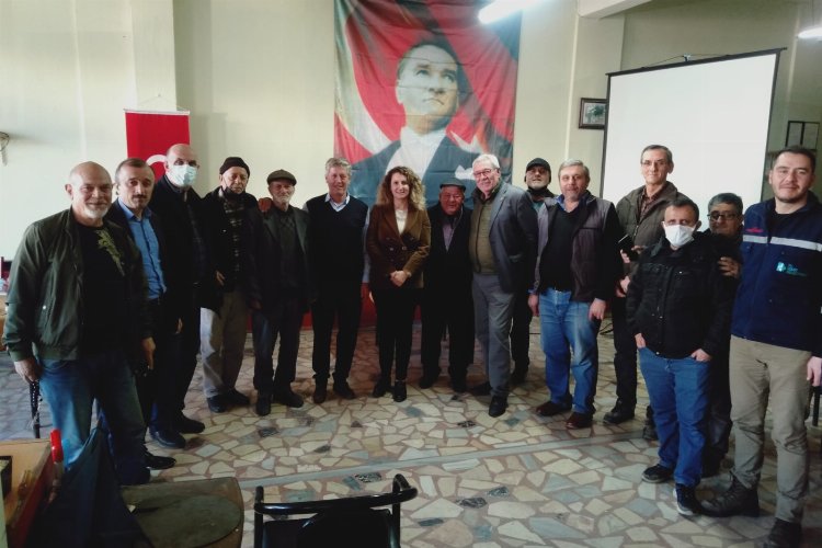 Kocaeli İzmit'te Akmeşeli çiftçilere eğitim verildi 