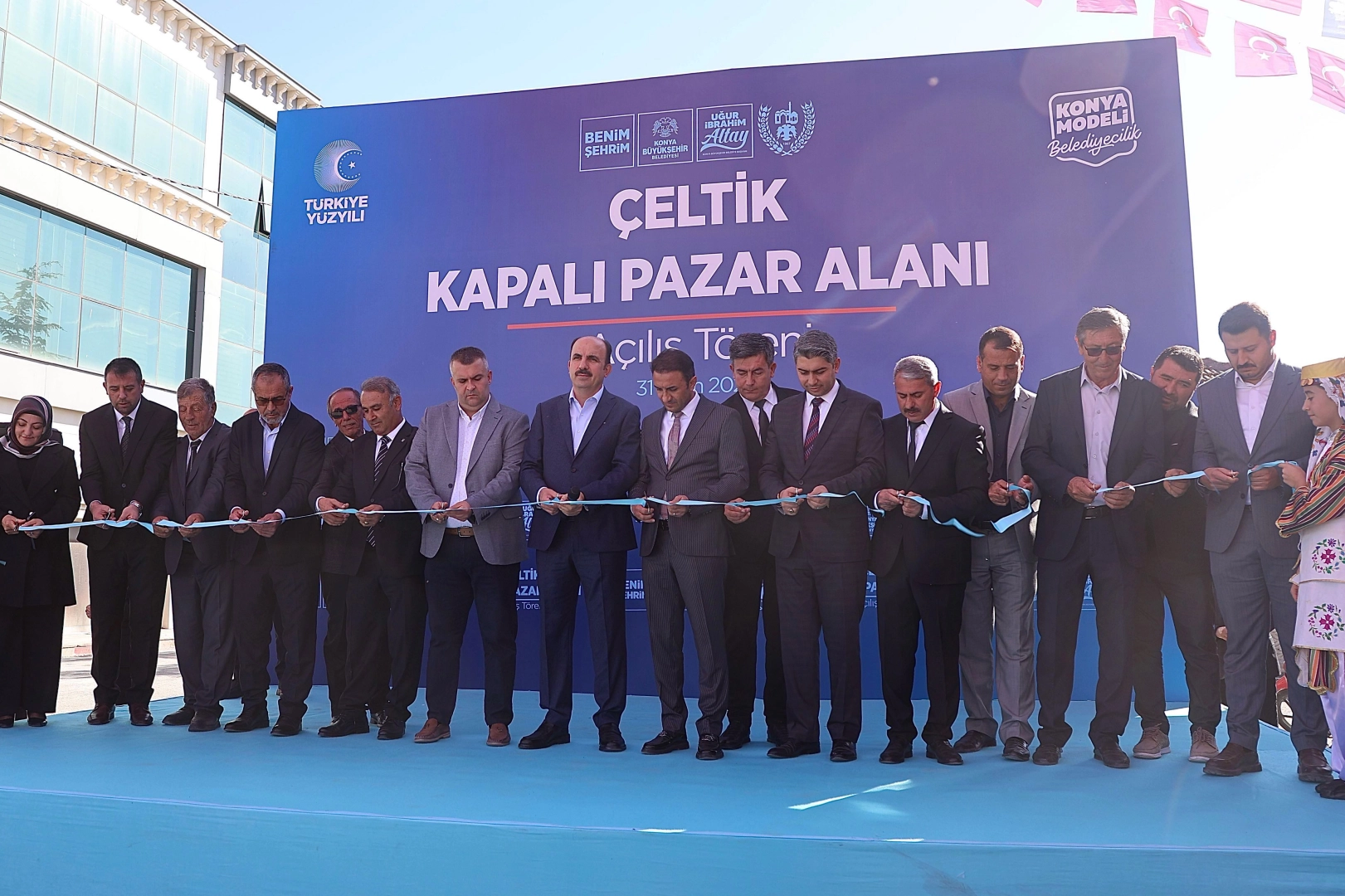 Konya'da Çeltik’e 102 milyon liralık Kapalı Pazar Yeri kazandırıldı
