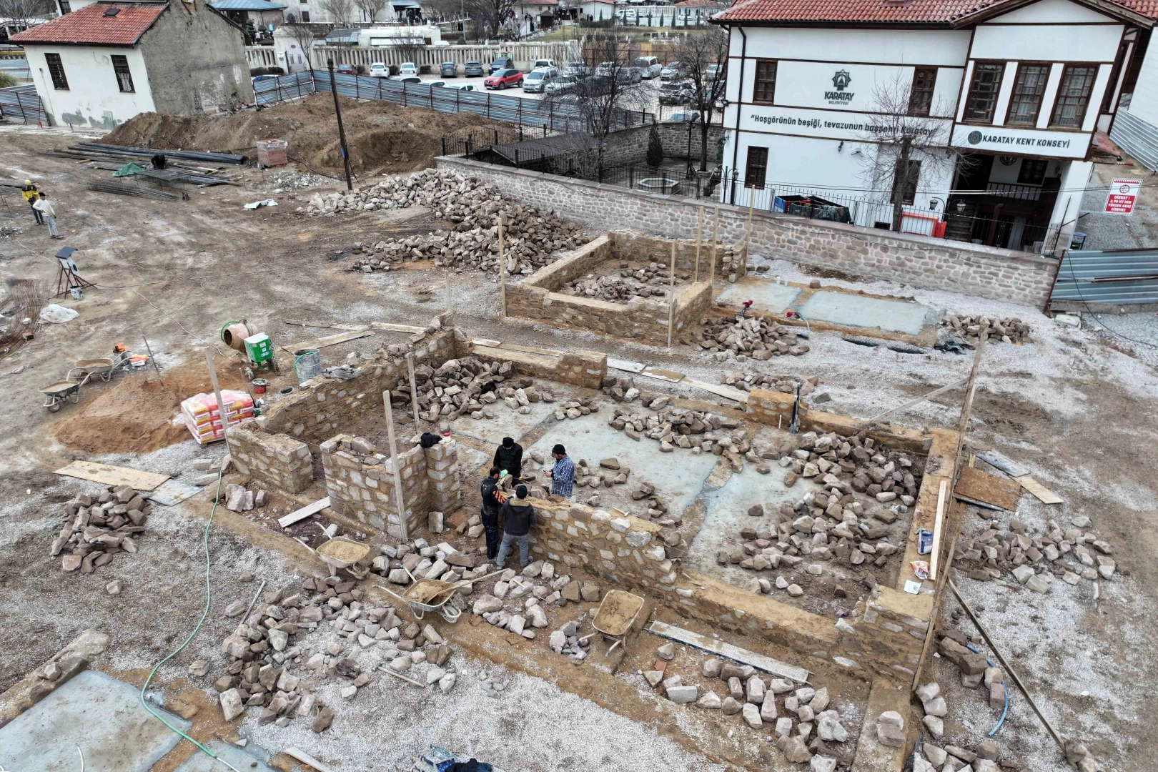 Konya Karatay’da 6 tescilli tarihi yapı yeniden ihya ediliyor