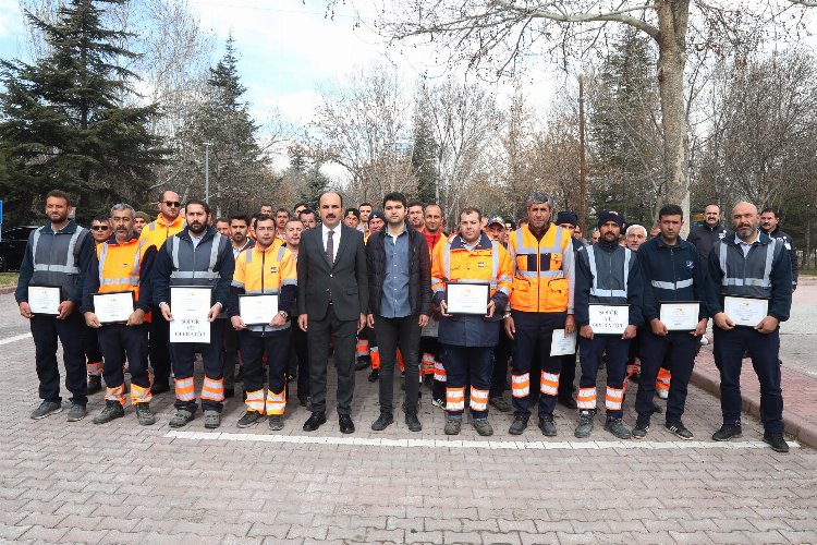 Konya'nın Hatay gönüllülerine teşekkür belgesi