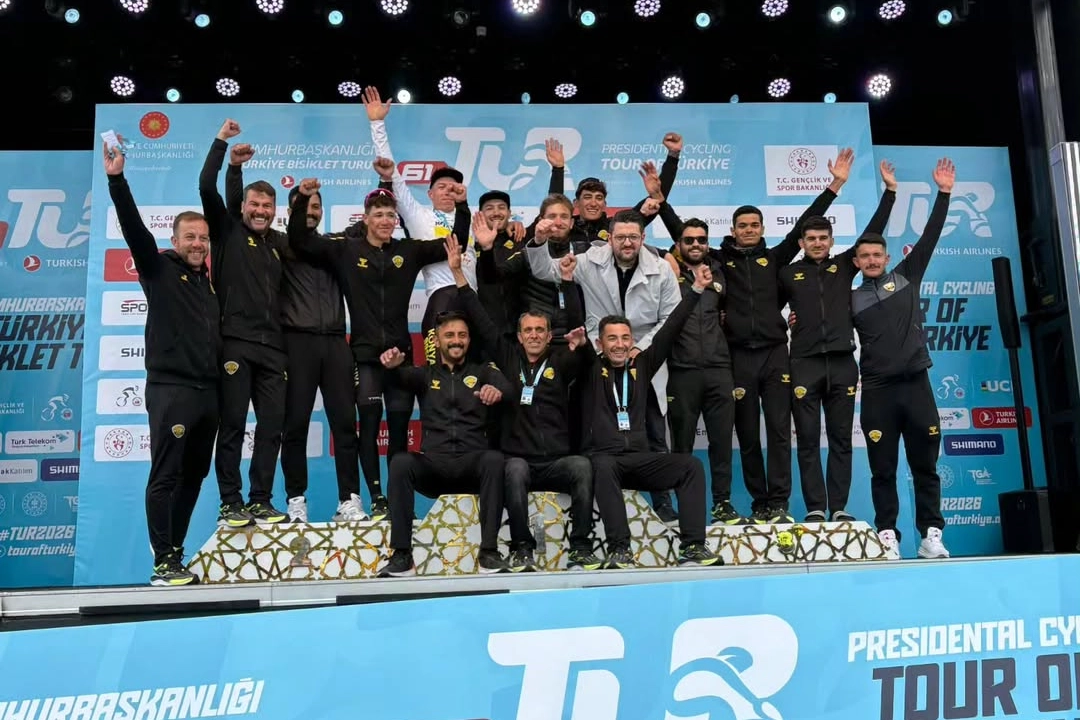 Konyalı sporcular Cumhurbaşkanlığı Turu'nda göz doldurdu