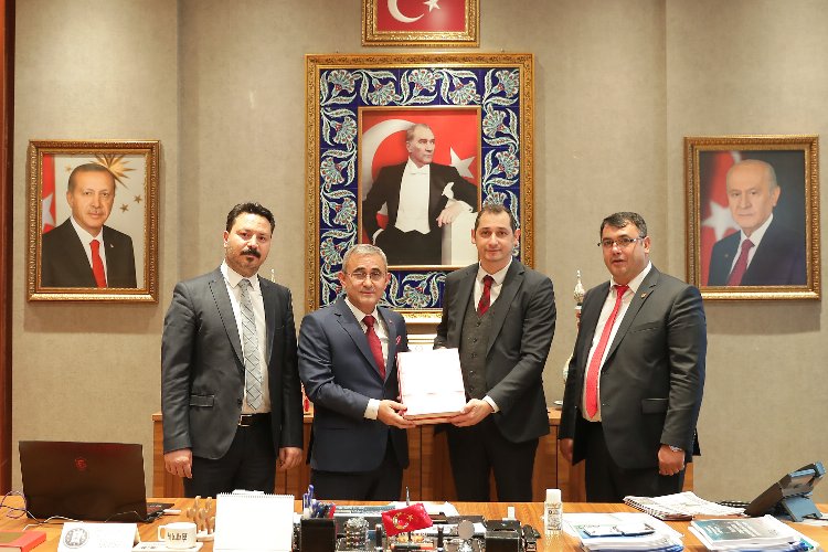 Kütahya Gazeteciler Cemiyeti'nden Başkan Işık'a ziyaret 